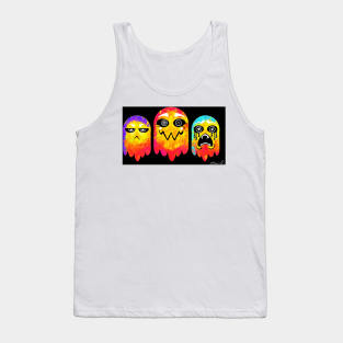 Spooked Ghosts (orange) Tank Top